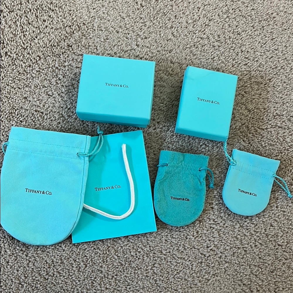 Tiffany & Co. Turquoise Pouches and Boxes